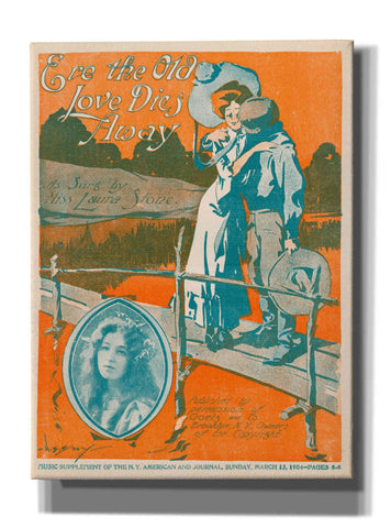 Image of 'Ere The Old Love Dies Away (1900)' by Epic Portfolio, Giclee Canvas Wall Art