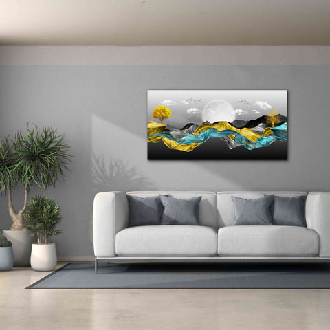 Image of Epic Graffiti'The Silky Mountains' by Epic Portfolio, Giclee Canvas Wall Art,60 x 30