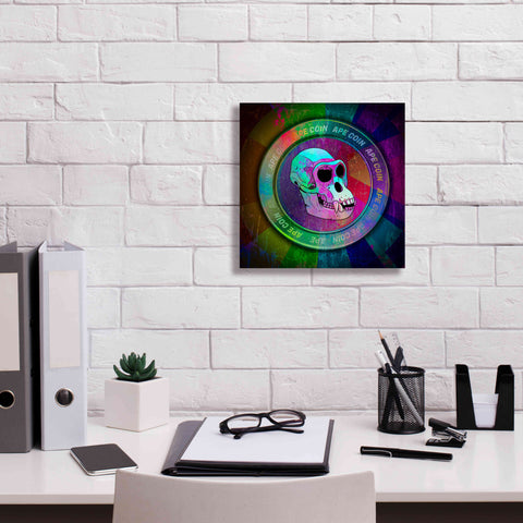 Image of 'Ape Crypto Coin' by Epic Portfolio, Canvas Wall Art,12 x 12