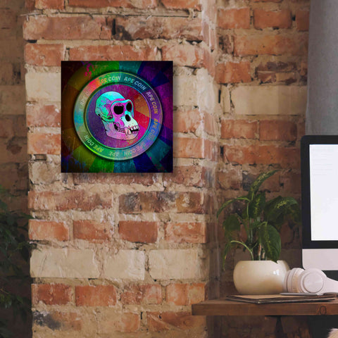 Image of 'Ape Crypto Coin' by Epic Portfolio, Canvas Wall Art,12 x 12