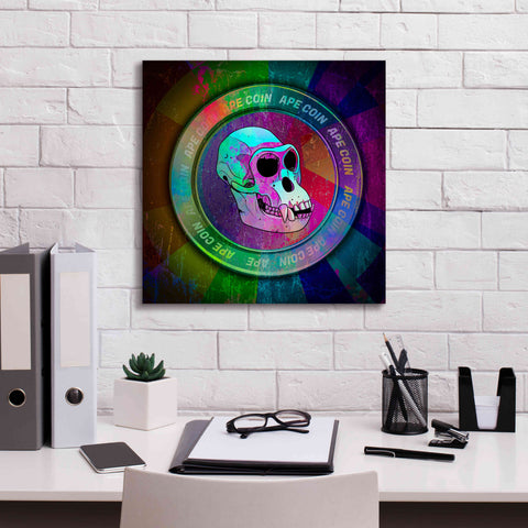 Image of 'Ape Crypto Coin' by Epic Portfolio, Canvas Wall Art,18 x 18