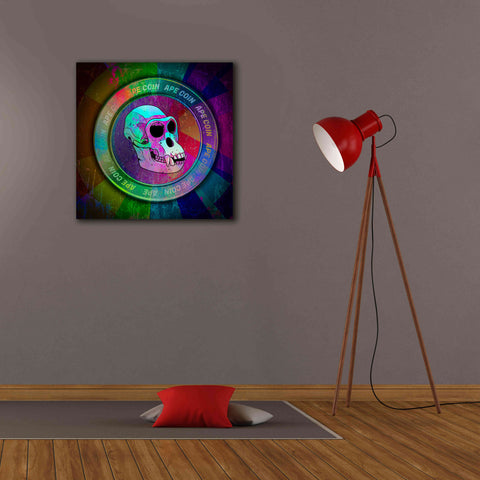 Image of 'Ape Crypto Coin' by Epic Portfolio, Canvas Wall Art,26 x 26