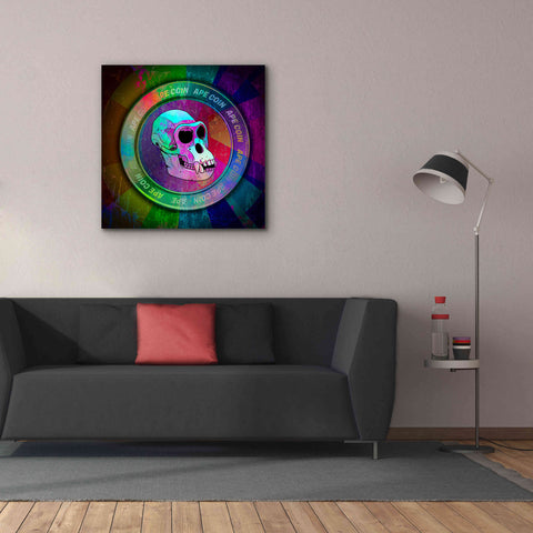 Image of 'Ape Crypto Coin' by Epic Portfolio, Canvas Wall Art,37 x 37