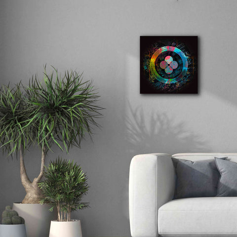 Image of 'OKB Crypto Giga Coin' by Epic Portfolio, Canvas Wall Art,18 x 18