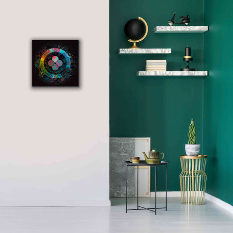 Image of 'OKB Crypto Giga Coin' by Epic Portfolio, Canvas Wall Art,18 x 18