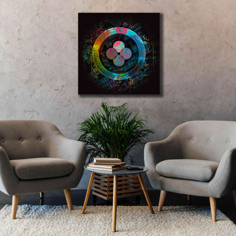 Image of 'OKB Crypto Giga Coin' by Epic Portfolio, Canvas Wall Art,37 x 37