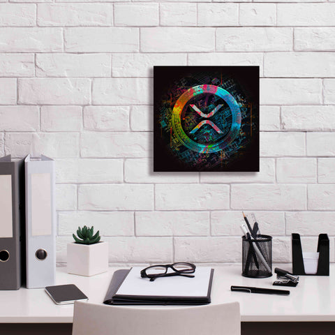 Image of 'XRP Crypto Giga Coin' by Epic Portfolio, Canvas Wall Art,12 x 12