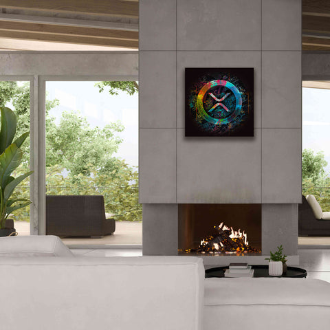 Image of 'XRP Crypto Giga Coin' by Epic Portfolio, Canvas Wall Art,26 x 26
