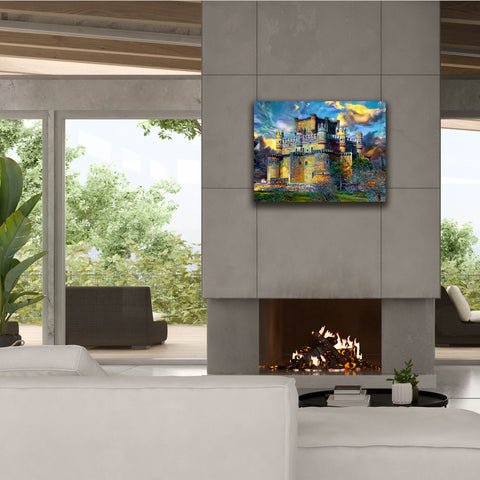 Image of 'Toledo Spain Guadamur Castle' by Pedro Gavidia, Canvas Wall Art,34 x 26