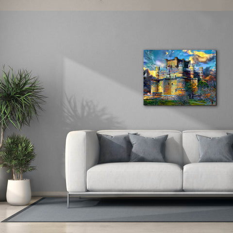 Image of 'Toledo Spain Guadamur Castle' by Pedro Gavidia, Canvas Wall Art,34 x 26
