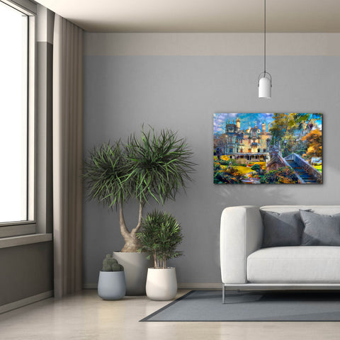 Image of 'Sintra Portugal Quinta de Regaleira' by Pedro Gavidia, Canvas Wall Art,40 x 26