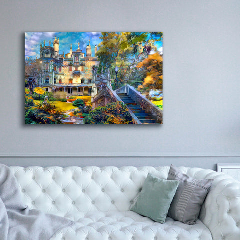 Image of 'Sintra Portugal Quinta de Regaleira' by Pedro Gavidia, Canvas Wall Art,60 x 40
