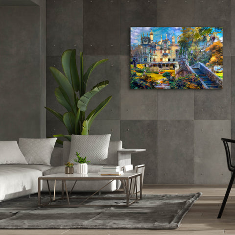 Image of 'Sintra Portugal Quinta de Regaleira' by Pedro Gavidia, Canvas Wall Art,60 x 40