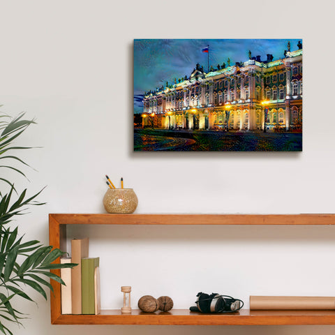Image of 'Saint Petersburg Russia Hermitage Museum' by Pedro Gavidia, Canvas Wall Art,18 x 12