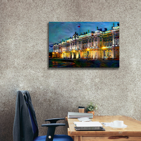 Image of 'Saint Petersburg Russia Hermitage Museum' by Pedro Gavidia, Canvas Wall Art,40 x 26