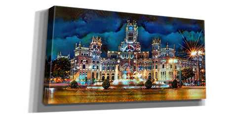 Image of 'Madrid Spain Cibeles Palace' by Pedro Gavidia, Canvas Wall Art
