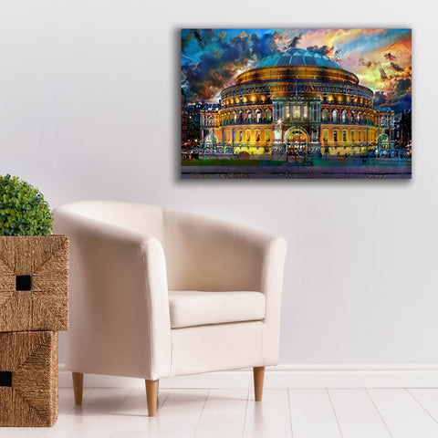 Image of 'London England Royal Albert Hall' by Pedro Gavidia, Canvas Wall Art,40 x 26