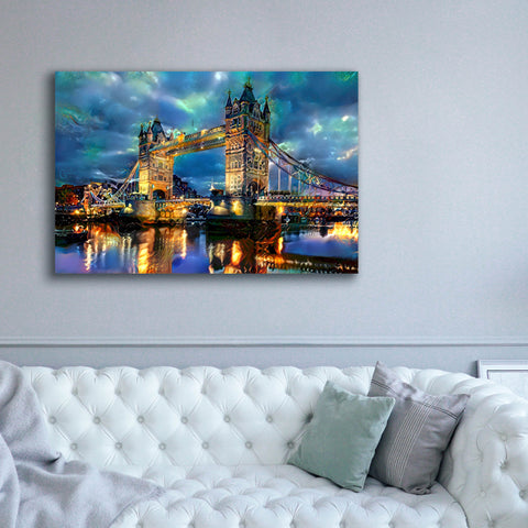 Image of 'England London Bridge' by Pedro Gavidia, Canvas Wall Art,60 x 40