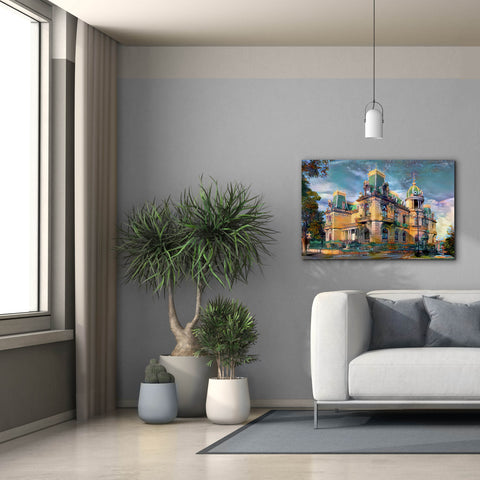 Image of 'Chihuahua Mexico Quinta Gameros' by Pedro Gavidia, Canvas Wall Art,40 x 26