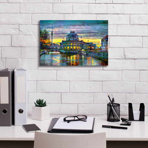 Image of 'Berlin Germany Bode Museum' by Pedro Gavidia, Canvas Wall Art,18 x 12