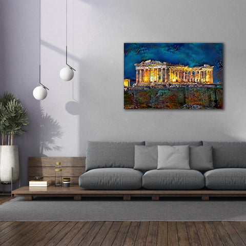 Image of 'Athens Greece Parthenon' by Pedro Gavidia, Canvas Wall Art,60 x 40