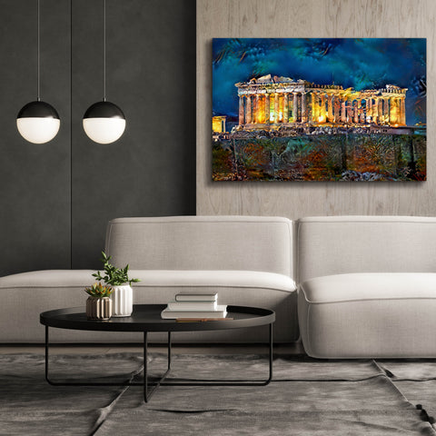 Image of 'Athens Greece Parthenon' by Pedro Gavidia, Canvas Wall Art,60 x 40
