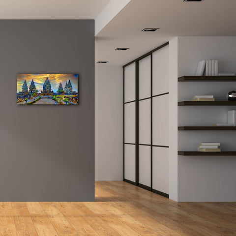 Image of 'Yogyakarta Indonesia Prambanan temple' by Pedro Gavidia, Canvas Wall Art,40 x 20