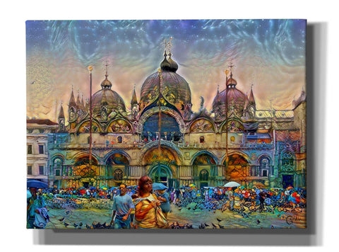 Image of 'Venice Italy Patriarchal Cathedral Basilica of Saint Mark' by Pedro Gavidia, Canvas Wall Art