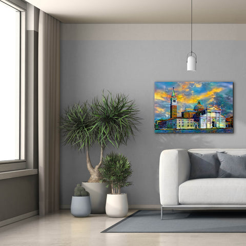 Image of 'Venice Italy Church of San Giorgio Maggiore' by Pedro Gavidia, Canvas Wall Art,40 x 26