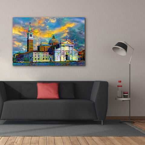 Image of 'Venice Italy Church of San Giorgio Maggiore' by Pedro Gavidia, Canvas Wall Art,60 x 40