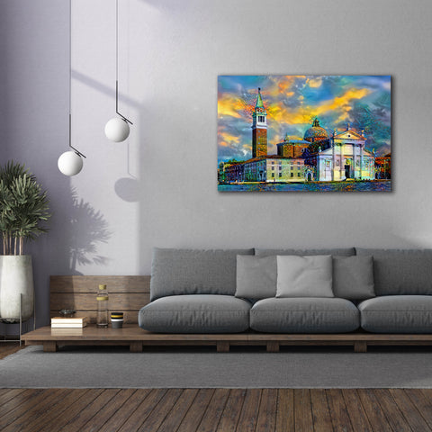 Image of 'Venice Italy Church of San Giorgio Maggiore' by Pedro Gavidia, Canvas Wall Art,60 x 40