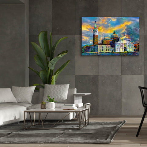 Image of 'Venice Italy Church of San Giorgio Maggiore' by Pedro Gavidia, Canvas Wall Art,60 x 40