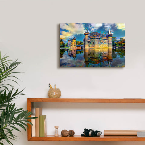 Image of 'Ultrecht Netherlands De Haar Castle' by Pedro Gavidia, Canvas Wall Art,18 x 12