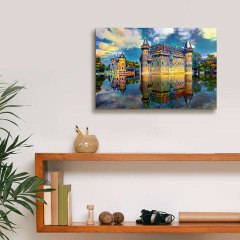 Image of 'Ultrecht Netherlands De Haar Castle' by Pedro Gavidia, Canvas Wall Art,18 x 12
