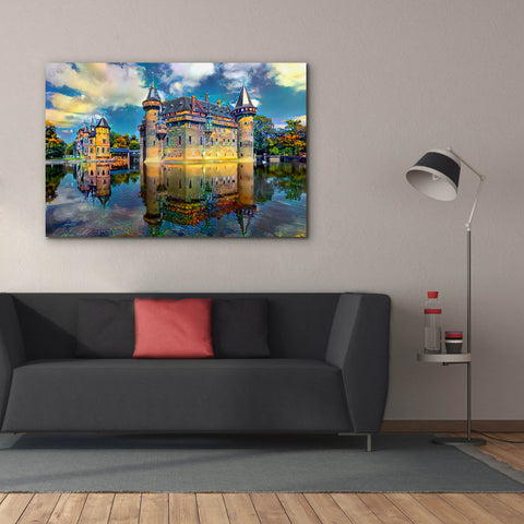 Image of 'Ultrecht Netherlands De Haar Castle' by Pedro Gavidia, Canvas Wall Art,60 x 40