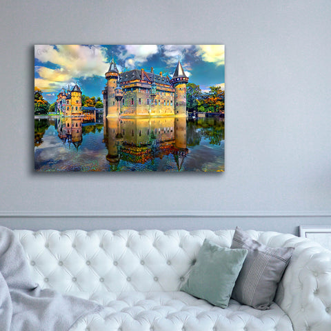 Image of 'Ultrecht Netherlands De Haar Castle' by Pedro Gavidia, Canvas Wall Art,60 x 40