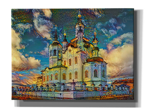 Image of 'Tyumen Russia Church of Zechariah and Elizabeth in Tobolsk' by Pedro Gavidia, Canvas Wall Art