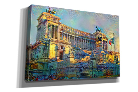 Image of 'Rome Italy Victor Emmanuel II National Monument' by Pedro Gavidia, Canvas Wall Art