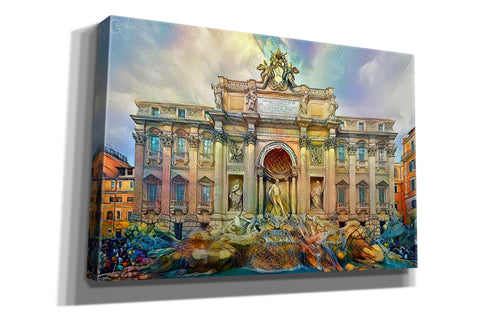 Image of 'Rome Italy Trevi Fountain' by Pedro Gavidia, Canvas Wall Art