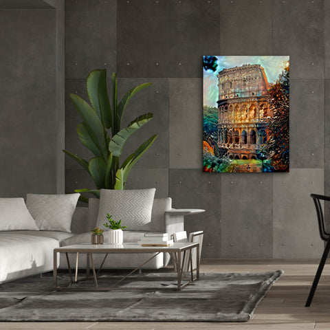 Image of 'Rome Italy Colosseum' by Pedro Gavidia, Canvas Wall Art,40 x 54