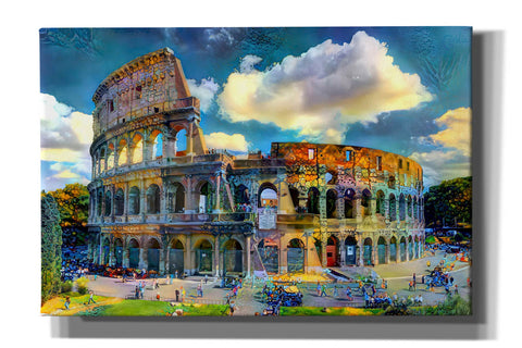Image of 'Rome Italy Colosseum Ver1' by Pedro Gavidia, Canvas Wall Art