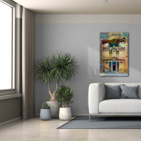 Image of 'Petra Jordan' by Pedro Gavidia, Canvas Wall Art,26 x 40
