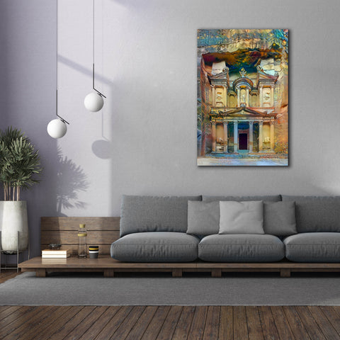Image of 'Petra Jordan' by Pedro Gavidia, Canvas Wall Art,40 x 60