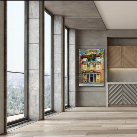 Image of 'Petra Jordan' by Pedro Gavidia, Canvas Wall Art,40 x 60