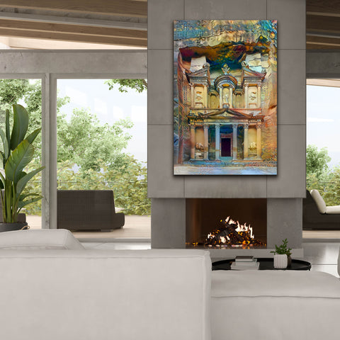 Image of 'Petra Jordan' by Pedro Gavidia, Canvas Wall Art,40 x 60