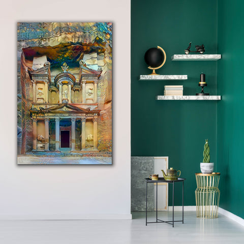 Image of 'Petra Jordan' by Pedro Gavidia, Canvas Wall Art,40 x 60