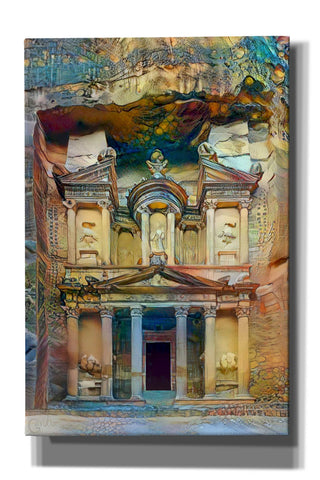 Image of 'Petra Jordan' by Pedro Gavidia, Canvas Wall Art