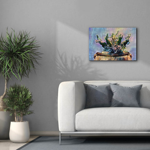 Image of 'Paris France Quadriga at Grand Palais' by Pedro Gavidia, Canvas Wall Art,26 x 18