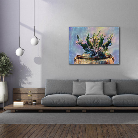 Image of 'Paris France Quadriga at Grand Palais' by Pedro Gavidia, Canvas Wall Art,54 x 40