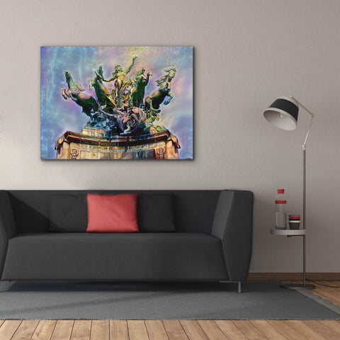 Image of 'Paris France Quadriga at Grand Palais' by Pedro Gavidia, Canvas Wall Art,54 x 40